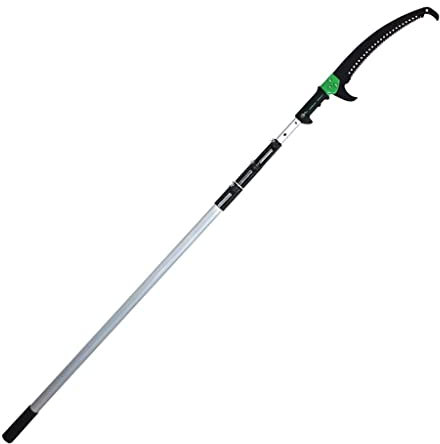 Telescopic Pruning Saw, 11.5ft/3.5m Profession Extendable Tree Pruner Pole Saw Use for Pruning and Trimming Branches and Leaves