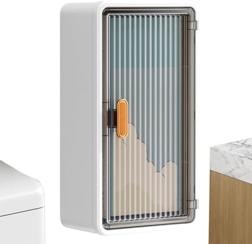 Portarotoli Per Bagno,Contenitore Portarotoli da Muro | Organizzatore Bagno per Spugne Salviette Articoli Igienici Cucina Camera da Letto Casa