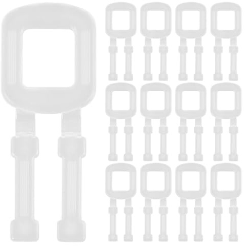 Garneck 100 pièces Poignées Transparentes PP Antidérapantes pour Cartons Déménagement Poignées de Rechange pour Boîtes Expédition et Cartons Dimensions Accessoires Pratiques pour