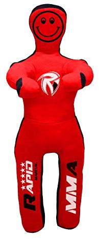 Sports Kids Grappling Dummy for Kids BJJ Wrestling Dummy Punching Bag MMA Brazilian Jiu Jitsu Children Judo Youth Throwing Boxing Dummy Dummies- 3 FT / 36 INCHES-UNFILLED