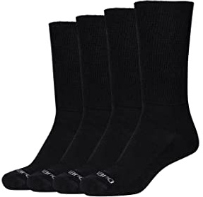 Camano Unisex diabetikerstrumpor 4-pack, svart, 43-46 EU