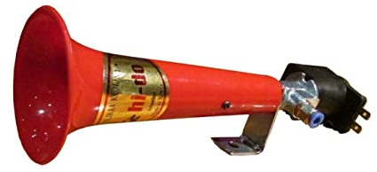 Original Türkische Hupe 12-24 V Hi-Do 400 Hz 125 dB für Auto LKW Traktor Auto Rot