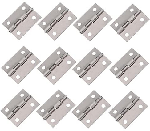 Uonlytech 32stücke Teiliges Edelstahl Aufschraubscharniere Rostfreie Scharniere Für Möbel Schranktüren Werkzeugkästen Und Mehr Für Vintage-Designs Und Robuste Anwendungen
