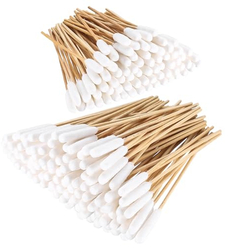 200 Pcs Dog Ear Cleaning Swabs, 12cm/15cm Extra Large Cotton Budss