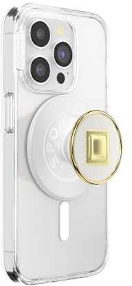 PopSockets PopGrip for MagSafe, Magnetic Phone Grip & Stand, Swappable Top, Secure Grip for iPhone MagSafe Cases, Kickstand for Hands-Free Viewing, Wireless Charging Compatible - Enamel Raviolo