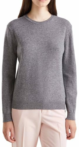 United Colors of Benetton Maglia G/C M/L 1002d1k01 Donna, Grigio Melange Scuro 507New, M