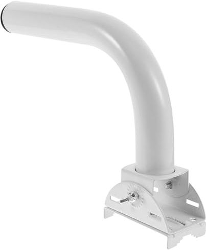 Holibanna Wireless Bridge Bracket, Waterproof Antenna Pole, Adjustable Mount for Outdoor Point-to-point Network, Stainless Steel Wall Mounted Antenna, Monitoring Equipment