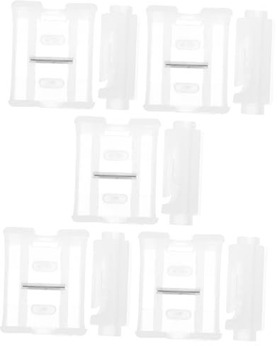 FUNOMOCYA 10pcs Venetian Blinds Rope Winder Fixing Brackets Blind Cord Organizer for Window Cord Fastener Installation Screws