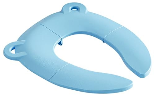 Siège Réducteur de Toilette Portable pour en Voyage | Siège Bébé Pliable et Portable,Fournitures Domestiques Quotidiennes pour Voyages Vacances Camping Crèche Sorties Restaurant