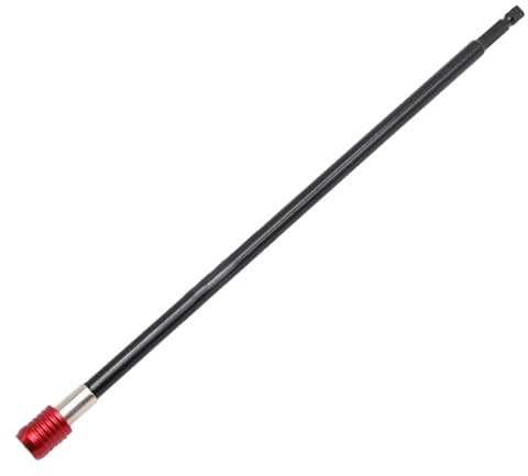 Porta del bit di estensione del trapano, estensione per trapano flessibile da 12 pollici di cambio rapido da 12 pollici per cacciaviti manuali elettrici