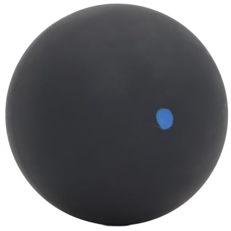 Keenso Palline da Squash, Palla da Squash in Gomma con Punto Blu Singolo con Rimbalzo Eccellente da 39 Mm per Allenamenti da Competizione