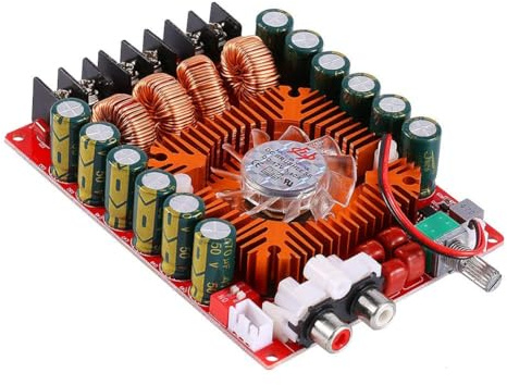 Dpofirs DC15-36V Scheda Amplificatore Digitale Audio ad Alta fedeltà 2 x 160 W, Modulo Amplificatore Stereo Fai-da-Te a Doppio Canale Supporta la modalità BTL, Adatto per Altoparlanti 4/6/8 Ohm