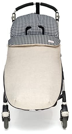 Universal Fußsack für Kinderwagen oder Buggy. Verfügbar in mehreren Modellen und Farben (Lino&Vichy)
