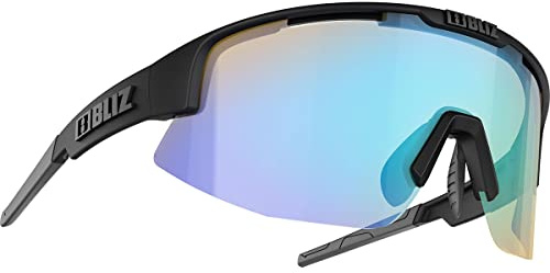 Bliz Matrix Small Nordic Light Sportbrille, matt black/orange blue