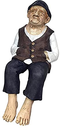 Old Opa und Oma Decor, Miniatur Deko Harz Ältere Paar Figuren, Garten Figuren Oma Opa Statue Figuren, Hochzeit Geschenke für Home Decor Oma Und Opa Figuren