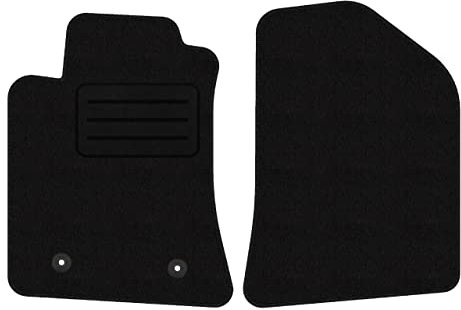 Vorne Velour Fußmatten Satz für Toyota Avensis II T25 (2003-2009) - 2-teilig - Passgenau
