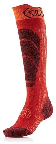 Sidas Ski Merino Junior Socks Skistrümpfe für Kinder, orange,27-30