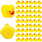 60 Piezas Juguete baño Pato de Goma, patitos para baño, Flotador y Chirrido, Juguetes de Bañera para Ducha / Cumpleaños / Suministros para Fiestas