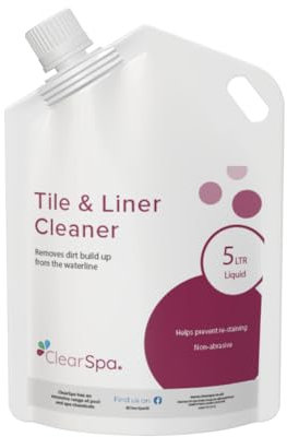 ClearSpa Hot Tub & Whirlpool Surface Cleaner 5ltr Poly Pouch - Suitable for Hot Tub, Spas, Pools and Swim Spa…