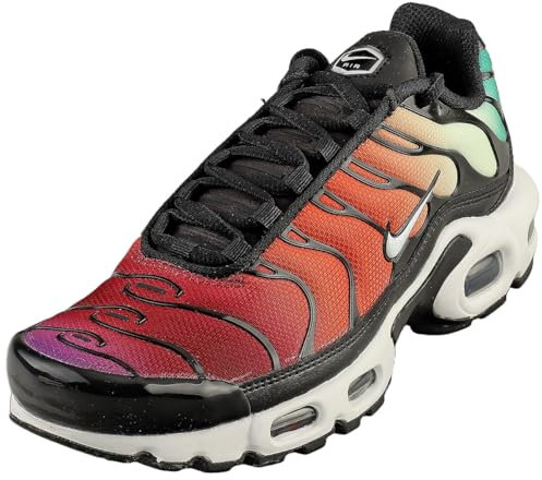 Nike Air Max Plus, Scarpe da Ginnastica Donna, Black Viotech Team Red White, 38 EU