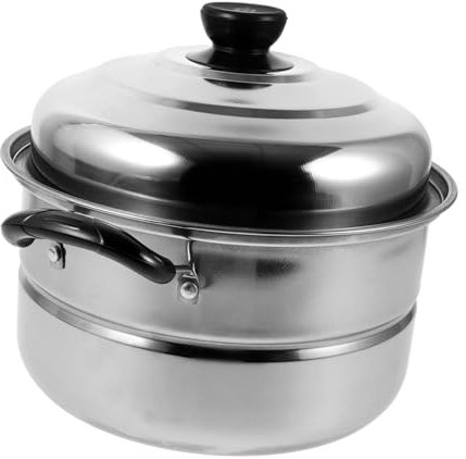 FELTECHELECTR Hervidor y Olla De Vapor Acero Inoxidable Práctico y Duradero Para Cocina