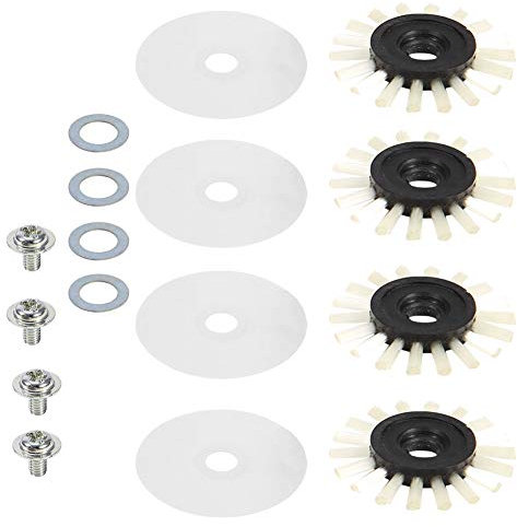 SK840 SK830 SK580 Strickmaschine Ersatzteile 16 Stück Rundbürstenabdeckung Unterlegscheibe Schraube für Silver Reed Ersatzzubehör Professionelle Herstellung