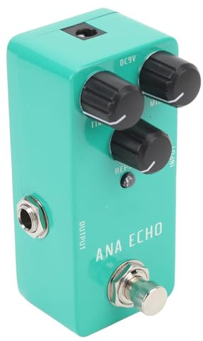 Delay-Effektpedal, Warmes Tape-ähnliches Echo-Sound-E-Gitarren-Effektpedal mit True Bypass für Gitarristen und Musiker