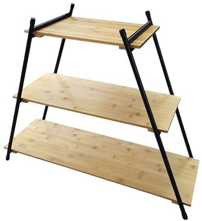 WLCNYL Support à Plantes en Bambou à 3 Niveaux, Peut contenir Plusieurs Pots, étagères de présentation pour jardinières intérieures et extérieures pour Jardin de terrasse, Salon, Balcon d'angle et