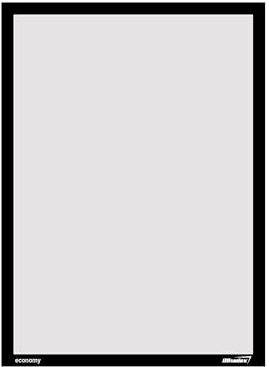 Magnetrahmen, Dokumentenhalter, Magnetfolie, A4, economy, 5 Stück (Schwarz, DIN A4)