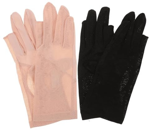 PACKOVE 2pairs Sun-driving Gloves Wear-resistant Thin Gloves for Outdoor Activities