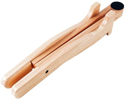 Ukulelenständer aus Holz, A-Gestell, Stehender Musikinstrumentenhalter mit glatter Seite für Ukulelen, Violinen