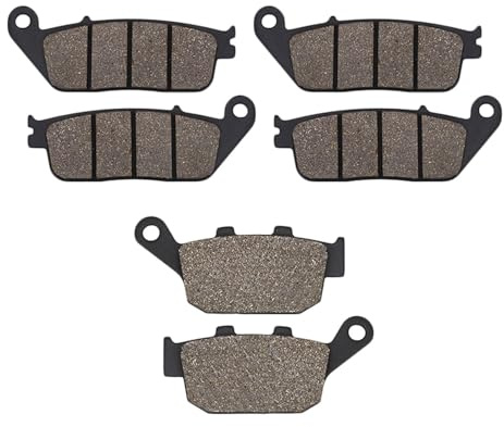 Vuzmode Plaquettes de Frein Avant et arrière, for Triumph, Street Triple 675 Naked 2007-2012 Tiger 800 XC XCA XCX XR XRT XRX 2011-2018 Plaquettes de Frein Moto(Front and Rear)