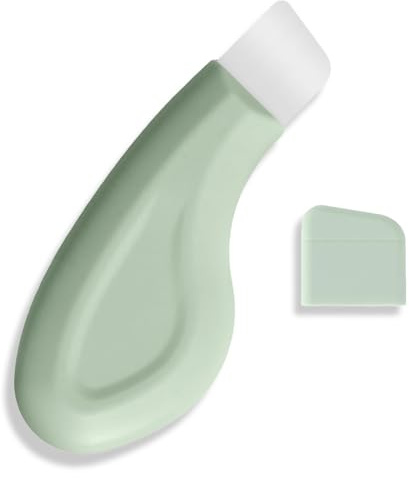 OUDQFCJ 1 Pcs Rimuovi Punti Neri in Silicone - Estrattore per Punti Neri Naso e Viso, Pulizia Profonda e Sicura, Spatola per Cura della Pelle (Verde)