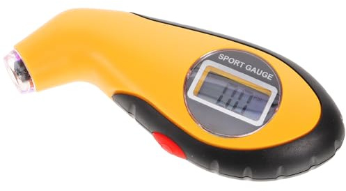 SHERCHPRY Manometro Digitale per Pneumatici Auto e Moto Misuratore di Pressione Pneumatici Portatile Display Digitale Dispositivo per Test di Pressione e Profondità del Battistrada