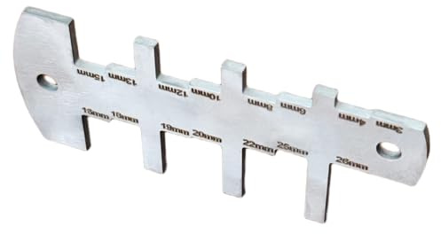 Professionelles Höhenmessgerät Aus Edelstahl Für Die Holz Und Metallbearbeitung. 3–26 Mm Messskala Tiefenmesser Höhenmesslineal