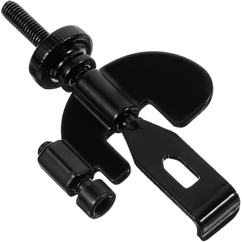 SEWOART Butée de Sécurité de Porte Réglable Noire Housse de Protection, Verrou Portable pour Voyage et Hôtel, Bloque-porte Compact pour Portes Intérieures, Protection Antivol Pratique
