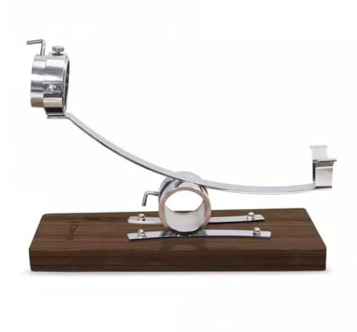 3 Claveles Soporte Jamonero Basculante Profesional con Cabezal Giratorio | Jamonero de Alta Estabilidad, Corte Ergonómico y Fácil Limpieza | Soporte de Apoyo sin Perforar para Jamón y Paletilla