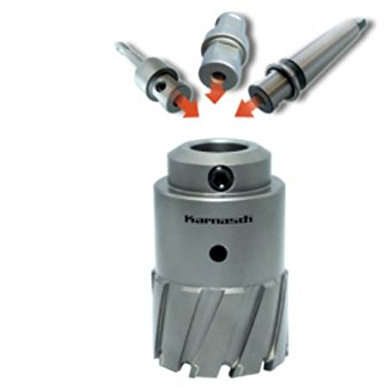Karnasch KARNASCH Power-Max 55 Super Heavy-Duty Corps Scie à chantourner avec métal dur, 62mm Diámetro de Corte, 55mm Longitud Útil, 4mm Ancho de Corte, 10 Dientes, 1