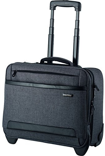 LIGHTPAK 46134 Business Laptop Trolley ARKON, Rollkoffer aus Polyester, Reisekoffer mit 2 Inliner-Rollen