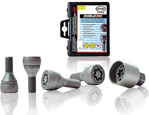 Fits Nissan Qashqai 2014 To 2024 Heyner Stil Block PRO Locking Wheel Nuts Key M12x1.5 Set 4 Locks Thatcham Bolts 187/5