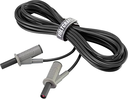 HögflexibelSäkerhets-mätledning [Laminerade stickdon 4 mm -Laminerade stickdon 4 mm ] 5.00 m,Svart,MSB-501 10 A