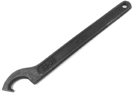 Aexit 22-26mm apertura Dia chiave in acciaio al carbonio chiave inglese 130mm x 20mm ID: 293396