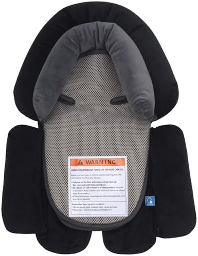 COOLBEBE 3-in-1 Reversible Newborn Car Seat Insert, Baby Head Support Pad