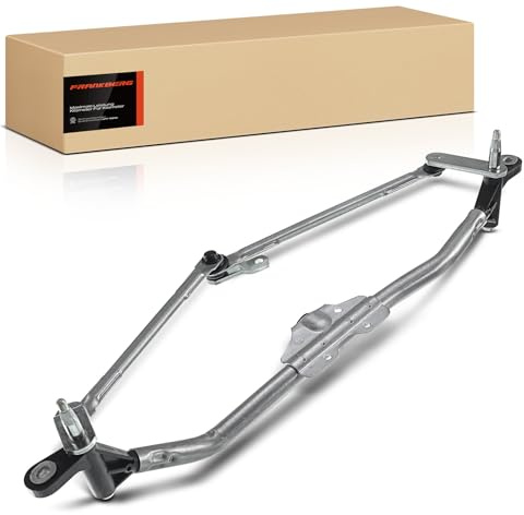 Frankberg 1x Windshield Wiper Linkage without Motor Front Left Right Compatible with Fabia II 542 1.2L-1.9L 2006-2014 Room.ster 5J 1.2L-1.9L 2006-2015 R.o.o.m.s.t.e.r Praktik 5J Replace# 5J1955605B