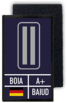 Copytec Oberfeuerwehrmann Dienstgradabzeichen Feuerwehr BAIUD BOIA 9,8x6cm #32451