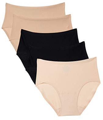 Chantelle Women's Soft Stretch Hipster 5-Pack Panties, Multi, One Size/XL