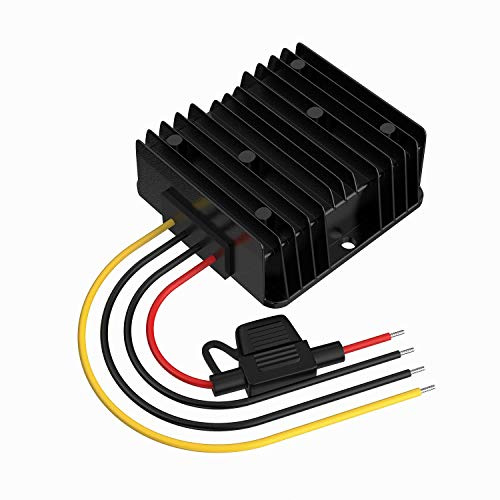 Transformateur 12v 24v, Tension Convertisseur 12V à 24V 10A 240W avec Fusible étanche, Transformateur élévateur pour Bateau de Véhicule de Camion à Moteur, etc. (Acceptez Les Entrées DC9-20V)