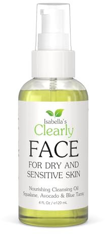 Clearly FACE, Tiefenreinigendes Gesichts-Öl für trockene und empfindliche Haut | Pflegende Reinigung mit Avocado, Argan und veganem Squalan | 100% natürlich und pflanzlich