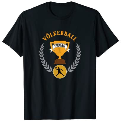 Herren Sieger Völkerball Spiel Turnier Sieg Gewinn Völkerballspiel T-Shirt