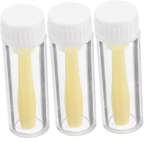 PartyKindom 3pcs Silicone Optical Lens Remover Small Rgp Lens Stick Convenient Applicator for Travel Use Vision Care Tools